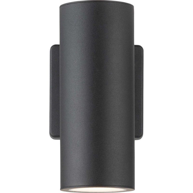 LED wall mount up/downlight cylinder, 8.25" H x 5.5" W x 4.5" D