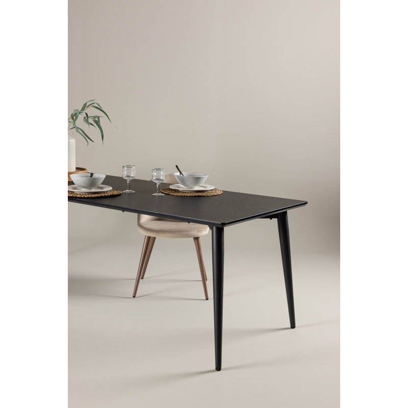 Rewis Metal Base Dining Table