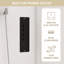 Dressing Table With Charging, Led Lighted Mirror Makeup Vanity With Storage Stool, Glass Tabletop-432603983