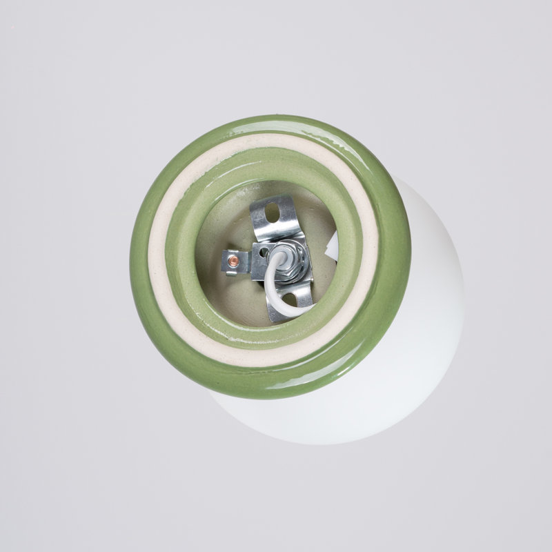 Wall lamp ZORI beige IP44, Olive Green
