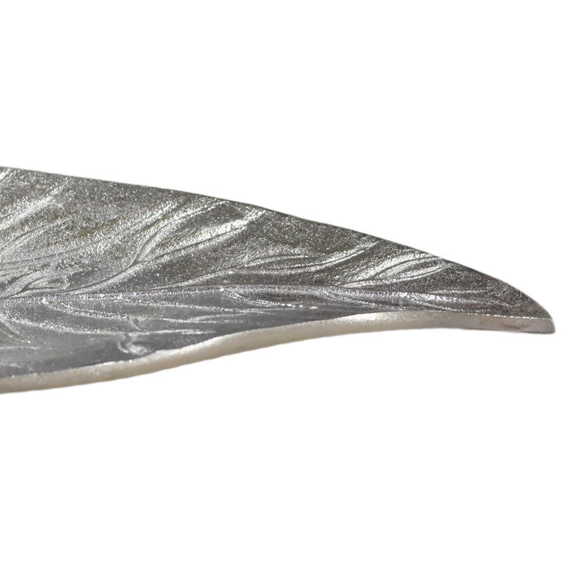 Bayou Breeze Jacklynne Aluminum Tray, Silver