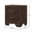 MDF Nightstand With 2 Drawers
