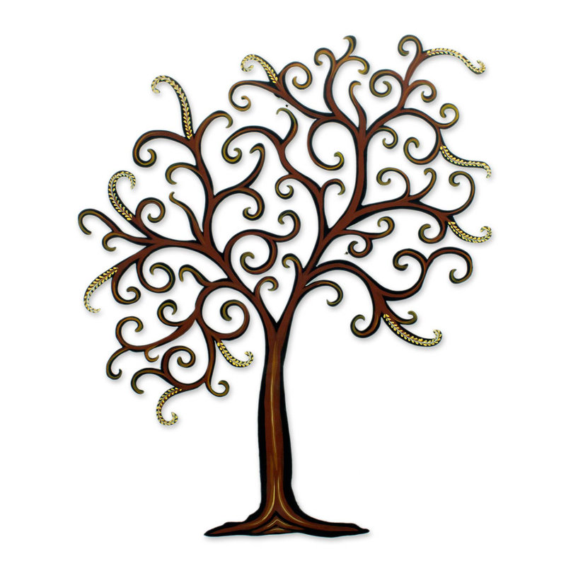 Handmade Traditional Landscape & Nature Wall Decor on Metal
