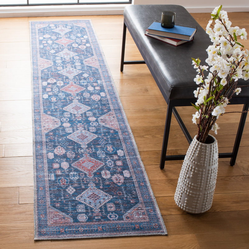 Amer Performance Machine Washable Oriental Rug, Runner 2' x 9'