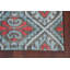 Tapis géométrique délavé noué à la main 4 x 6