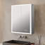 Armoire à pharmacie à miroir à fixation en surface avec désembueur à DEL l 24 po x H 28 po Mesa-123627148