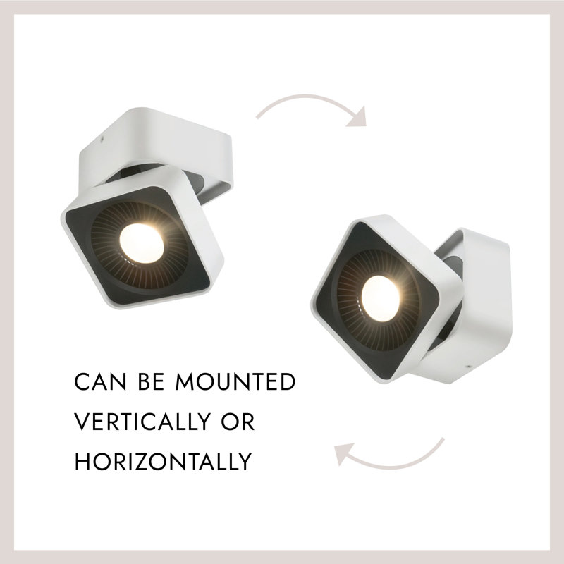 Solo 1 - Light LED Flush Mount, White 