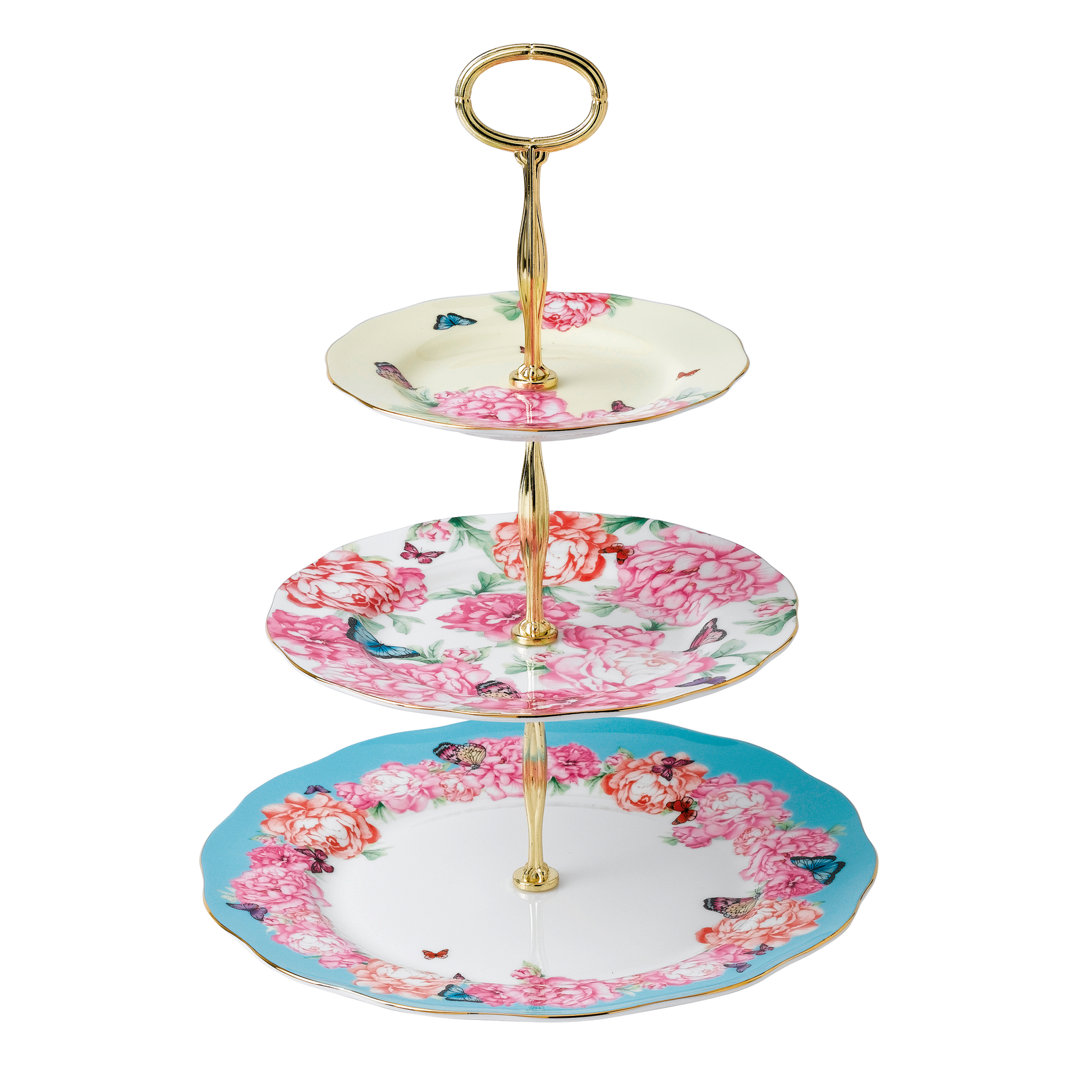 Royal Albert, Miranda Kerr Friendship - 3 Tier Cake Stand Devotion, Gratitude & Joy