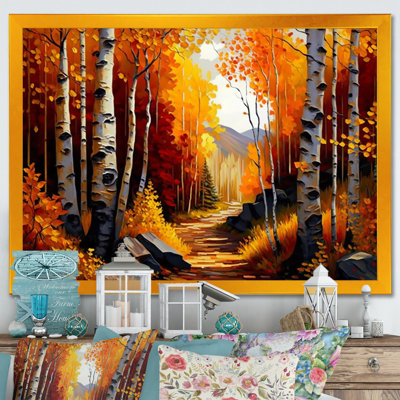 «Path Into The Forest V» - Paysage, art mural sur toile