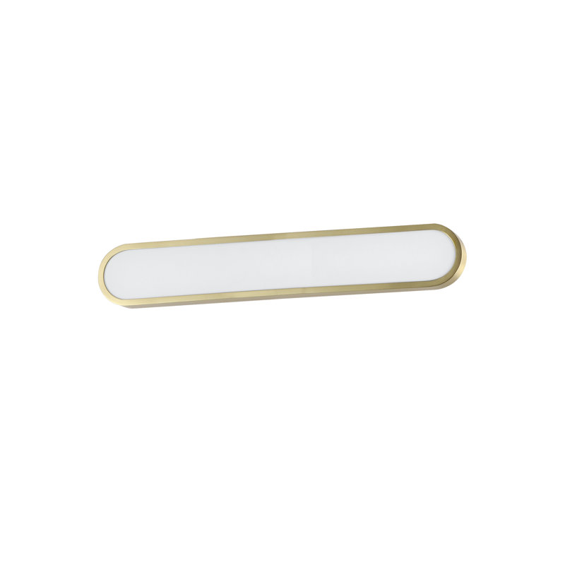 Barre d'éclairage de salle de bain Celise Lamaria, 30", Or/blanc