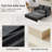 Sofa bed with C-type charging port-819934476