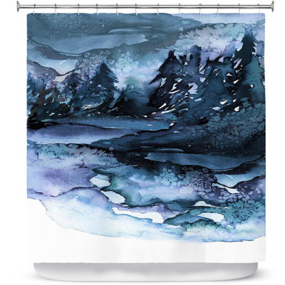 Abstract Shower Curtain