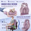 Purple Curved Backrest Cushion