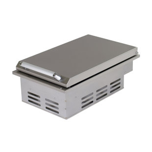 21.85'' Stainless Steel Grade 304 Stainless Steel Drop-In Side Burner
