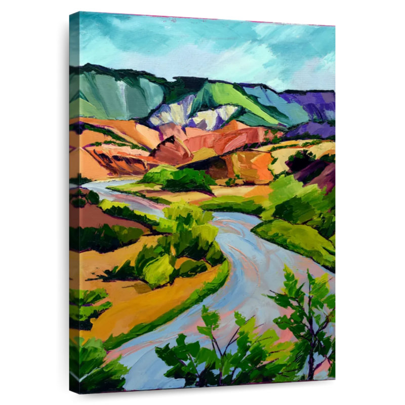 Hannes New Mexico Landscape, 39" H x 26" W