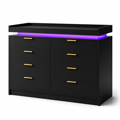 116 cm W Chest of 8 Drawers