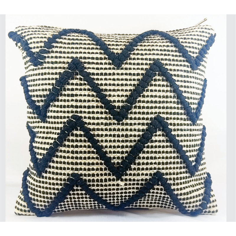 Chevron Cotton Pillow Cover