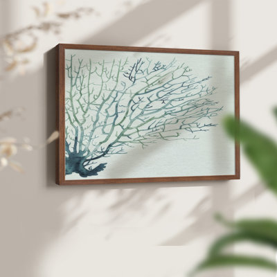 Seaglass Shadow I -Framed Print - Restickable