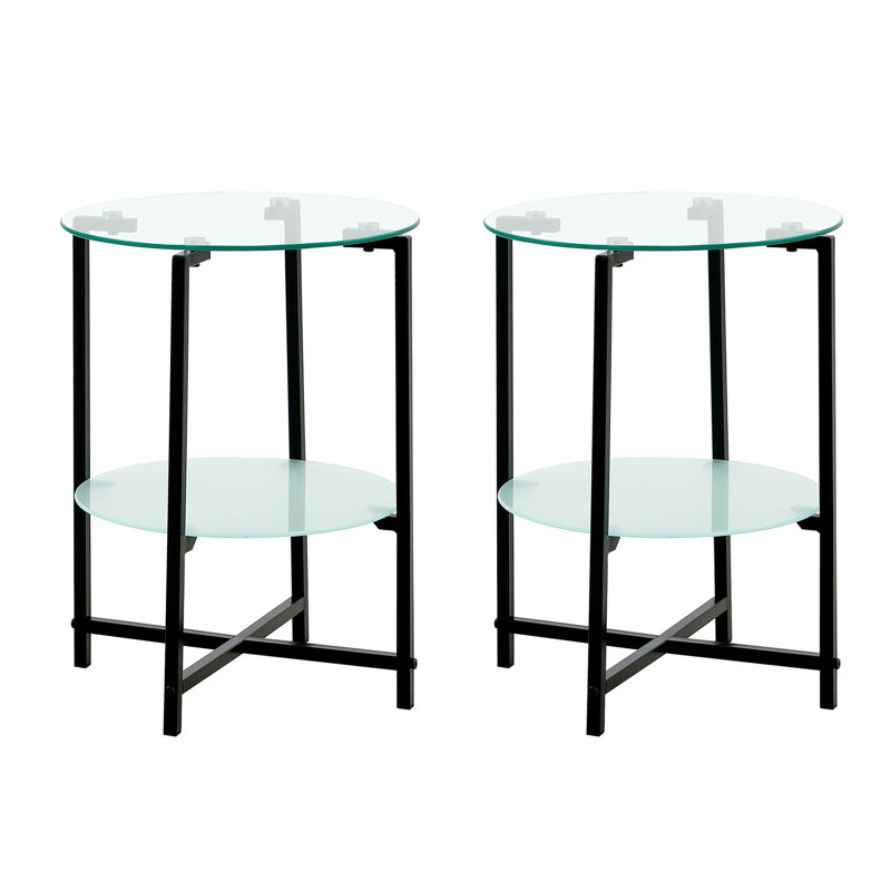 Table de bout Douwine, Transparent