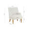 Hegland 73Cm Wide Tufted Polyester Blend Armchair-98497082