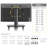 4-Tiers Media Component Audio Shelf TV Stand