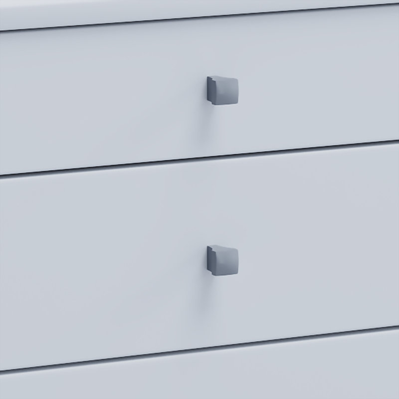 Rayiona 42cm Wide File Cabinet, 50cm H x 42cm W x 57cm D, White