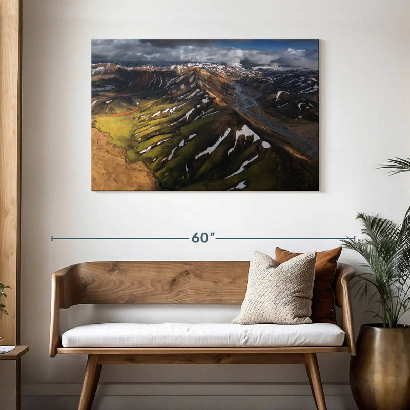 Alvord Iceland Mountain Range, 30" H x 45" W