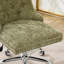 Chaise de bureau moderne rembourrée capitonnée avec base en métal et chaise de bureau réglable-258777109-258777110