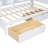 Wooden Twin Size Daybed With 2 Drawers, Daybed With Storage Shelf And USB Charging Ports-999102710