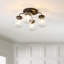 Plafonnier semi-encastré 4 lumières 18 po Ailana-855788807