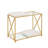 Carmelo 34.5'' Glass Top Console Table-866446956