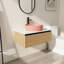 Meuble-lavabo mural 30 po avec lavabo en céramique
