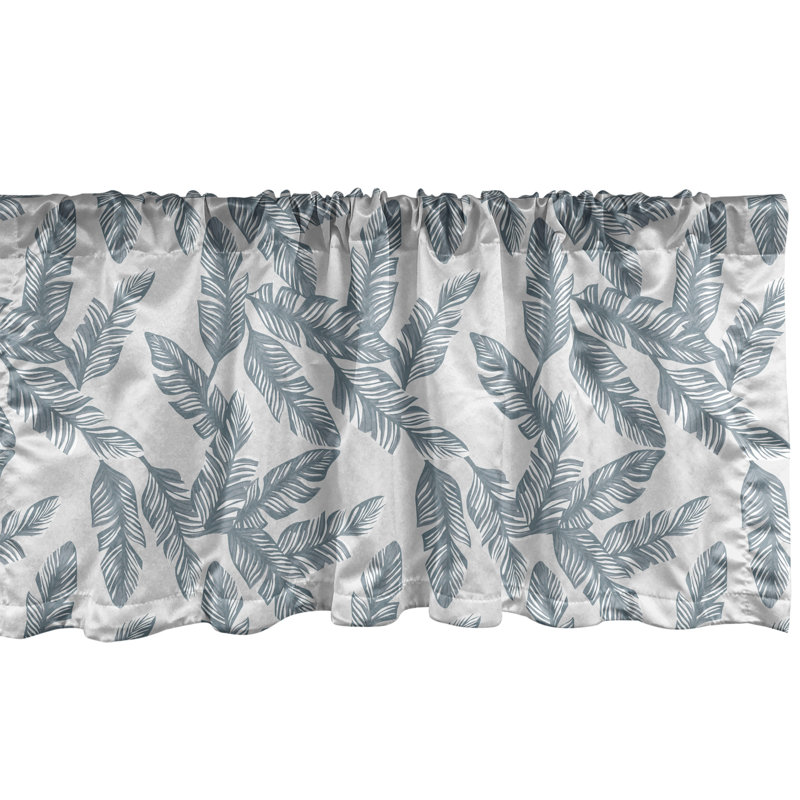 Ensemble de 2 cantonnières tropicales Ambesonne, L 42 po x L 18 po