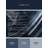 Machine Washable Rayan Wingsuit Flying Sleek & Chic Modern Arc Rug in Gray – Navy Binding-1515417669