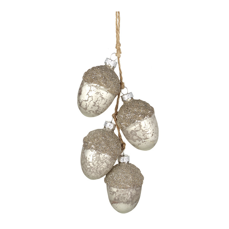 18cm Glass Holiday Shaped Ornament
