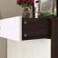 Armoire de rangement à chaussures en bois à 4 niveaux avec tablettes réglables et tiroir-2065289492