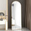Large Wall & Accent Mirrors, 64.9 In Metal Arched Modern Bedroom Mirror