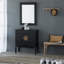 Blountville Wood Flat Wall Mirror