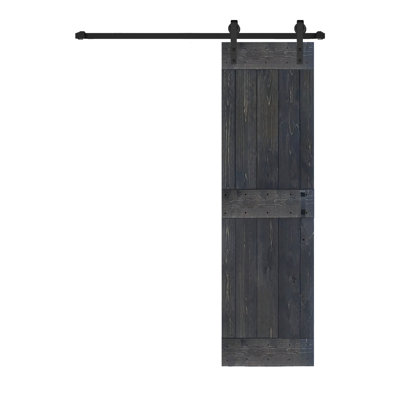 H Series Colour Finished Sliding Barn Door With Hardware Track-Assembly Required