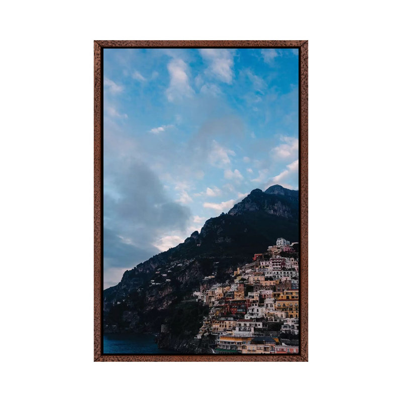 Positano XI by Bethany Young - Print on Canvas, Classic Brown Wood Framed, 101.6cm H x 66.04cm W x 3.81cm D