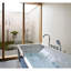 Baignoire à jets de 67 po, 7 jets, 89 gallons, blanc, angle confortable de 750 W de long, hydromassage, siège, panneau en verre trempé
