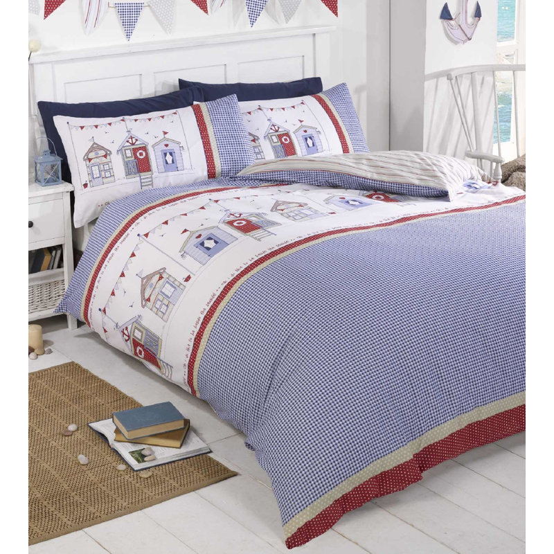 Blinda Geometric Shapes Duvet Cover Set with Pillowcases, Kingsize - 2 Standard Pillowcases