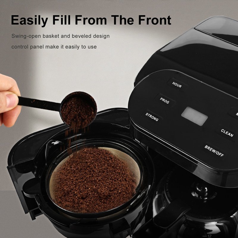Bonsenkitchen 12-Cup Coffee Maker