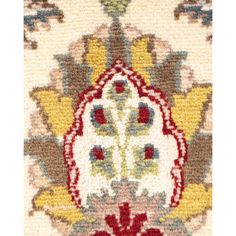 Hayner One-of-a-Kind Hand-Knotted New Age 7'1" Round Wool Area Rug in Brown/Beige