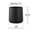 Grand pot à fleurs d'intérieur / extérieur conique en fibre K15 Nest de H 15,3 po x P 15 po (tricorne noir) Kute Nest - ouverture de pot 11,7 po-114407580-114407581