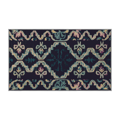 Machine Washable Purple Area Rug