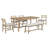 6-Piece Retro Farmhouse Style Dining Set-1396215475-1396215474-1396215485