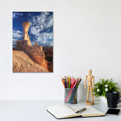 Watching Over Bryce Canyon by Bill Sherrell - Wrapped Canvas Print