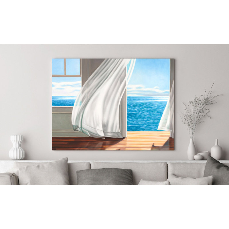 Ocean Escape by Pierre Benson - Wrapped Canvas Painting, 60cm H x 80cm W x 4cm D