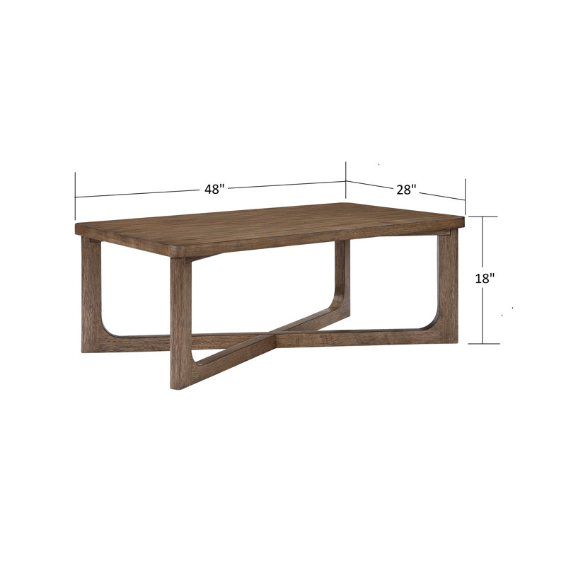 Table basse en X